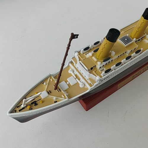 Lllunimon 1/1250 RMS Lusitania Transatlantic Ship Model Alloy Warship Finished Product Collection for Gifts - Image 6