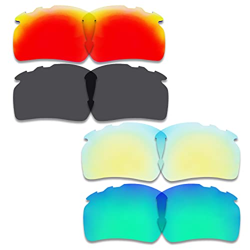 Lentilles pour Oakley Flak 2.0 Vented de rechange avec 4 couleurs de verres disponibles
