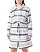Produktbild Ulla Popken Damen Bademantel, Blau, 74+