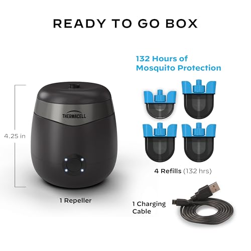 Image of Thermacell E-Series Rechargeable Mosquito Repeller with 20' Mosquito Protection Zone; Bug Spray Alternative; Scent Free