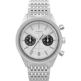 Timex Orologio da uomo Marlin Jet 40 mm - cassa in acciaio inossidabile quadrante argentato