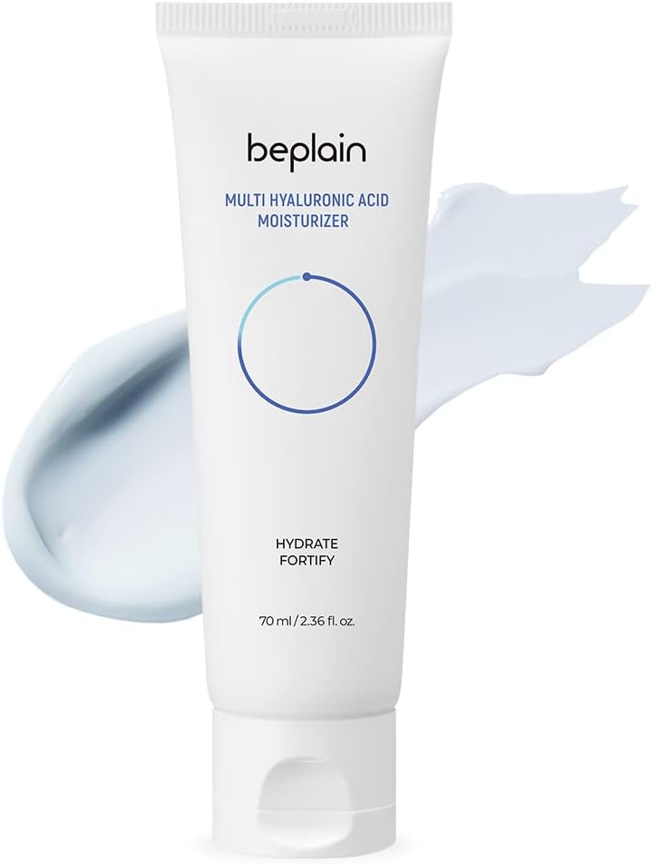 Be Plain Multi-Hyaluronic Acid Face moisturizer (2.36 fl oz) | Hydrate & Moisturize, Moisture barrier Facial Cream