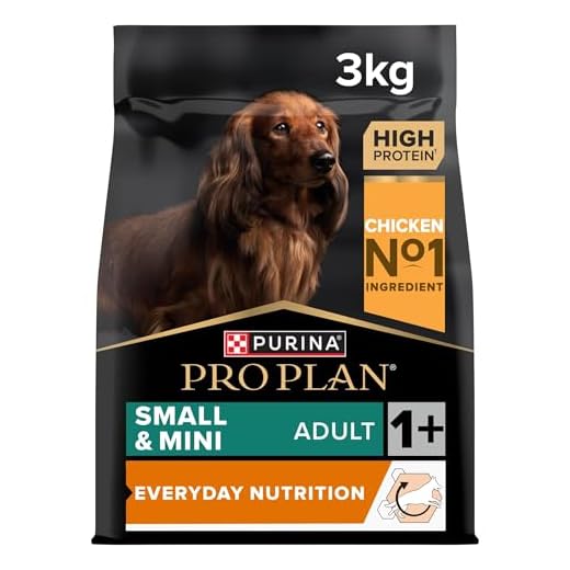 PURINA Pro Plan Comida Seco para Perro Adulto Pequeño y Mini con Optibalance, Sabor Pollo - 3 Kg
