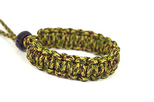 Image of Paracord Wrist Strap for robust hand grip to hold all DSLR camera /heavy gear /Binocular