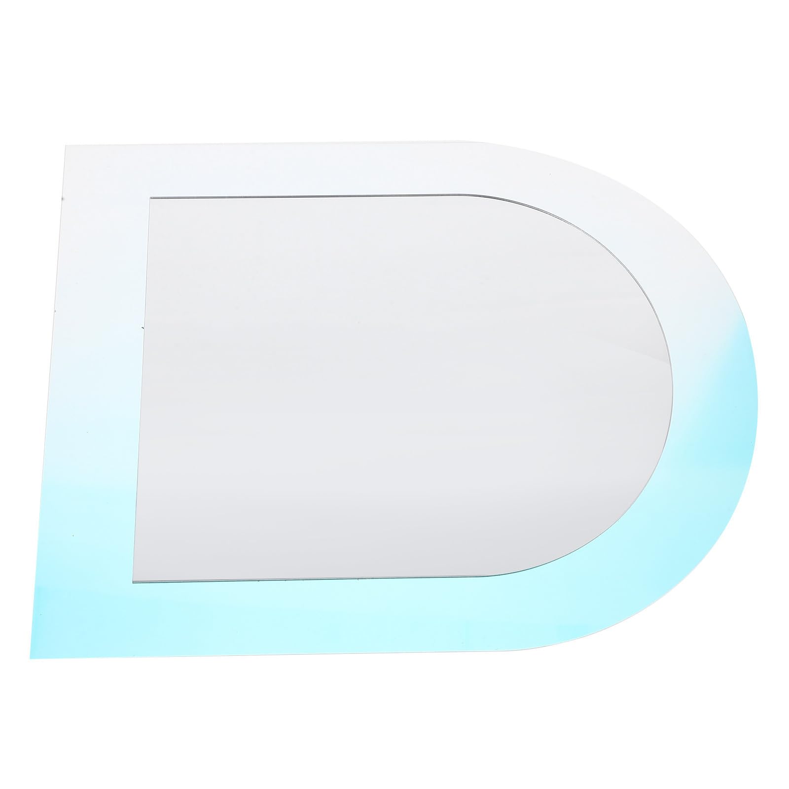 Miroir d'arche incassable en acrylique pour maquillage sécurisé