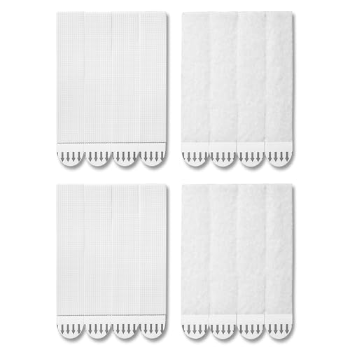Image of MOVELYST 20-Pairs(40 Strips) XL Picture Hanging Strips, Removable Hook and Loop Tape, Picture Hanger Damage Free, Adhesive Strips for Frame Hanging and Christmas Decorations, Heavy Duty