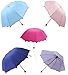 Dome Parasol Sun-rain Umbrella,Triple Folding Ruffled Anti-uv Parasol (Orange Yellow)