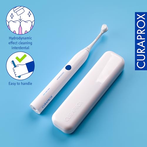 Curaprox Hydrosonic Easy Sonic Toothbrush – for Daily Gum Care and Plaque Control | Simple, Effective, Reliable | 1x Brush Head | Designed in Switzerland - Image 5
