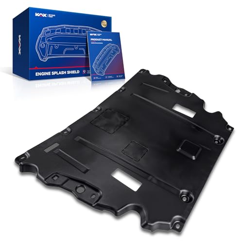 Image of KAX Engine Splash Shield FO1228126 Front Lower Under Cover Compatible with 2013-2020 Ford Fusion 1.5 /1.6 /2.0 /2.5L, 2013-2020 Lincoln MKZ 2.0L Turbocharged