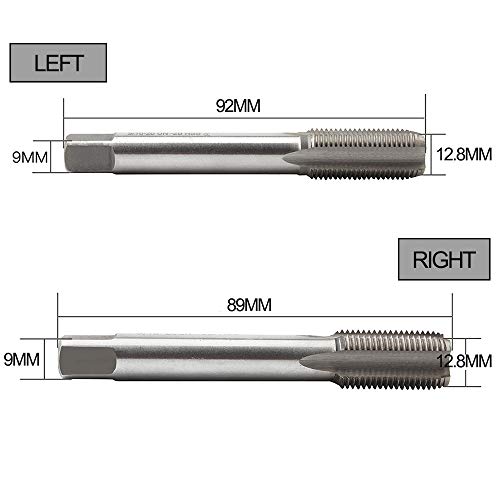 Pedal Tap, Andoer Conjunto de torneiras de rosca de aço para pedais de bicicleta