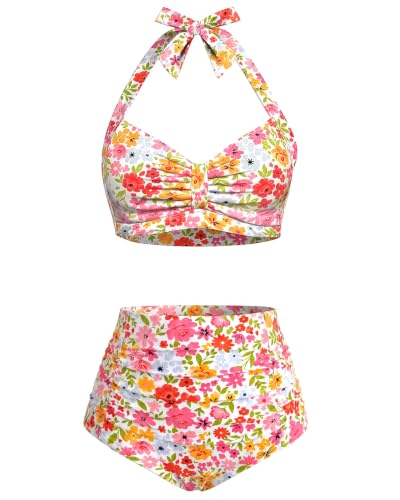 Image of Holipick Women's High Waisted Bikini Set