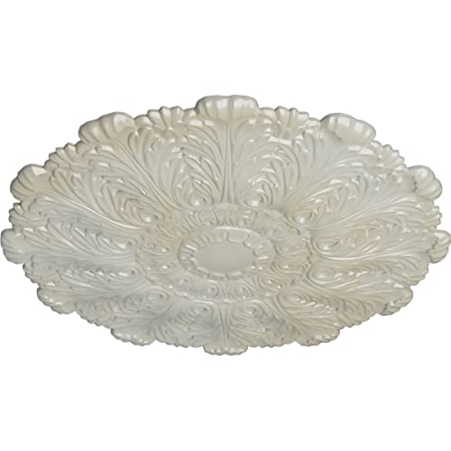 Image of 31 inchOD x 1 1 /2 inchP Durham Ceiling Medallion (Fits Canopies up to 4 1 /4 inch), Hand-Painted Flash Blue