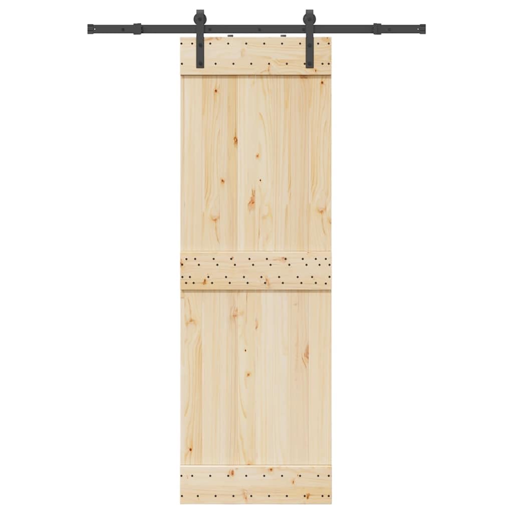 vidaXL Kit de quincaillerie de Porte coulissante 152,5 cm Acier Noir, quincaillerie de Porte coulissante, Galet de Porte coulissante, système de Porte coulissante