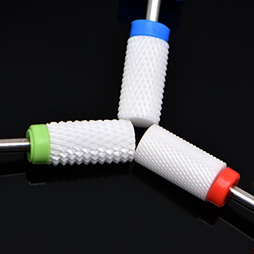 Kit de puntas de cerámica para taladro de uñas miniatura 4