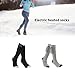 Psdndeww Heated Sock Rechargeable Electric Heating Sock Thermal Warming Sock with Battery for Men Women Skiing Winter Outdoor