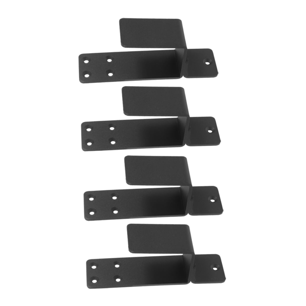 Tofficu Support de Sécurité de Porte en U, Barre de Sécurité pour Porte D’entrée, Acier Noir, Design Épais, Stable et Robuste pour Grange