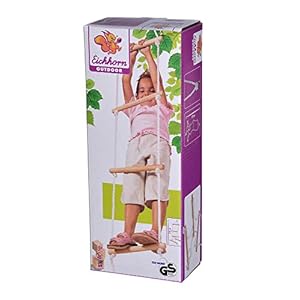 Eichhorn 100004504 – Outdoor touwladder van hout – TÜ?V / GS getest – Lengte: 170cm