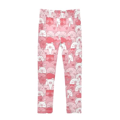 Girls' Leggings Rainbow Flame Dragon Kids Yoga Tights Pants 1 Pack 20856149