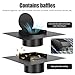 WhSunVo Roof Vent Cap 4 Inch 430 Stainless Steel Roof Dryer Vent Removable Roof Exhaust Vent Easy Install Roof Dryer Vent Cap Stable Roof Vent Cover with Damper for Bathroom Kitchen