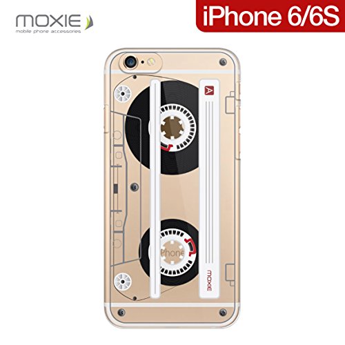 Moxie  Carcasa Crystal Tape transparente para iPhone 6/6S