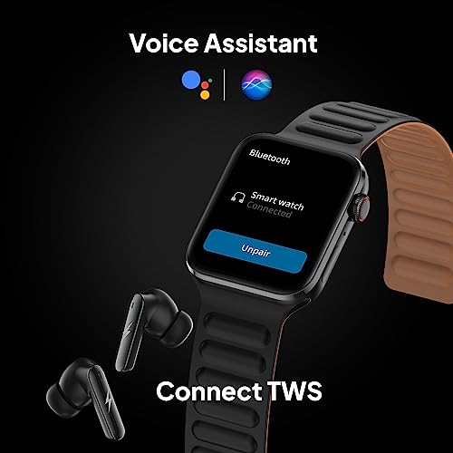 Image of Fire-Boltt Axiom Smart Watch 1.43 inch AMOLED Display, Health & Fitness Tracking, Always-On Screen, Wireless Charging, Rotating Crown, Bluetooth Calling, Metal Case Watch for Man & Woman