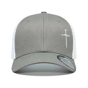 Christian Hats for Men Women,Jesus 3 Nail Cross Hat Christian Religious Gifts for Birthday/Christmas