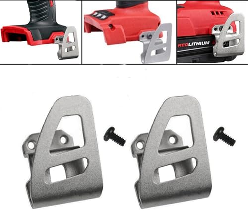 42-70-2653 Belt Clip Hook Free Screw Compatiable with Milwaukee Compatible With M18 Impact Driver Hammer Drill Replace for 2604-20 2604-22 2604-22CT 2797-22 (6PCS)