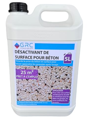GRC - Désactivant de surface pour béton lavé de 2 à 4 mm, 5L