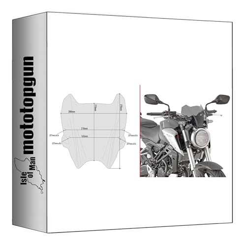 Bulle fumée Givi A1164 pour Honda CB 300 R de 2018 à 2024