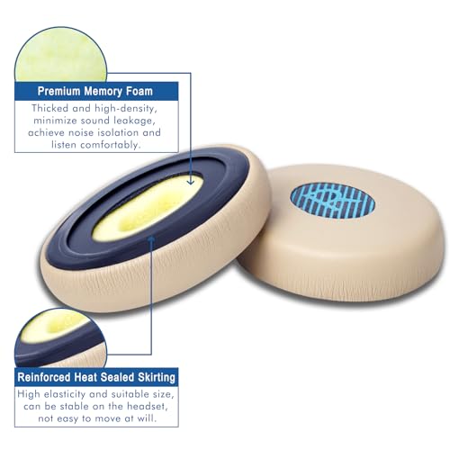 Image of Ear Pads Replacement for Bose On-Ear 2 Headphones, Ear Cushion for Bose OE2 | OE2i / SoundTrue On-Ear /SoundLink On-Ear Headset, Durable & Longer Lasting (Khaki)