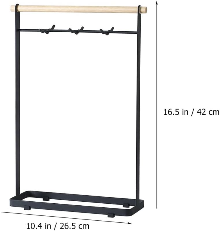 Cabilock Cooking Utensils Shelf Iron Rack Pot and Spoon Holder Storage Stand Spatula Storage Holder