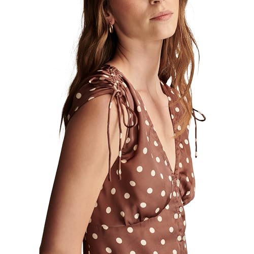 Image of Lucky Brand Women's Satin Button Through Midi Dress