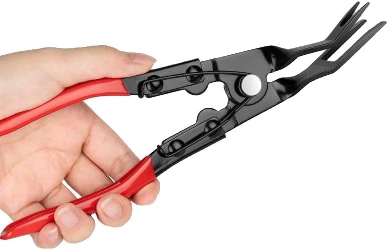 1/2/3 Pcs Panel Clip Pliers,Easily Removes Trim and Upholstery Clips And Fasteners Prevents,Clip Removal Plier,Damage to Trim and. (3)