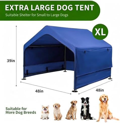 Summertrail Extra Large Dog House Outside, Dog Shade Shelter Tent Outdoor — view 3