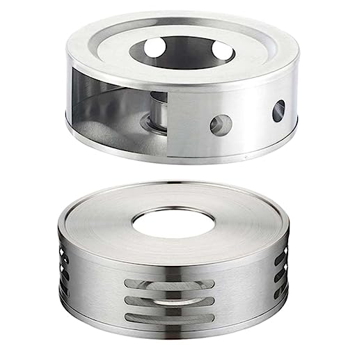 MAGICLULU 2pcs Teapot Warmer with Candle Tray Practical Tea Heaters for Home Office and Tea Houses Features Ventilation for Heat Dissipation