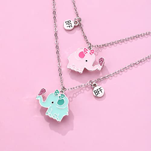Best Friend Necklace Friendship Necklace Gifts Matching Magnetic BFF Necklace for 2 Girls 5