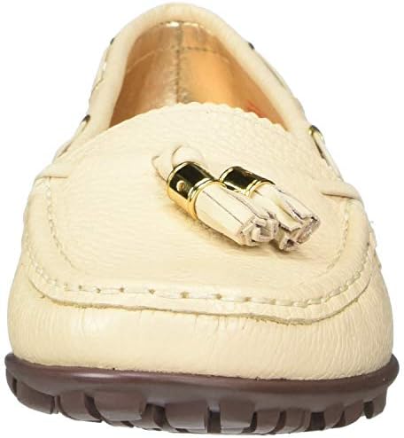 Marc Joseph New York Women's Leather Made in Brazil Spring Street Golf Shoe, Beige Tumbled Grainy, 8.5 M US | Image 1