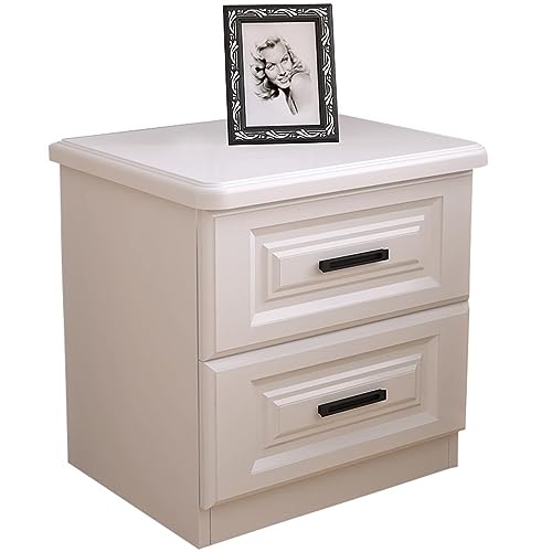 Table de chevet avec 2 tiroirs coulissants de 40 cm pour optimiser le rangement de votre lit - 2