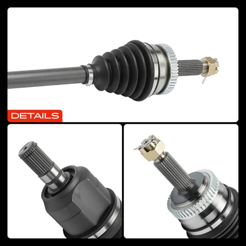A-Premium Front Left Driver Side CV Axle Shaft Assembly Compatible with Kia Optima EX LX SX 2014-2015 L4 2.4L Gas, Automatic Transmission, Replace# 495003S300 by A-Premium - Used condition - Image 9