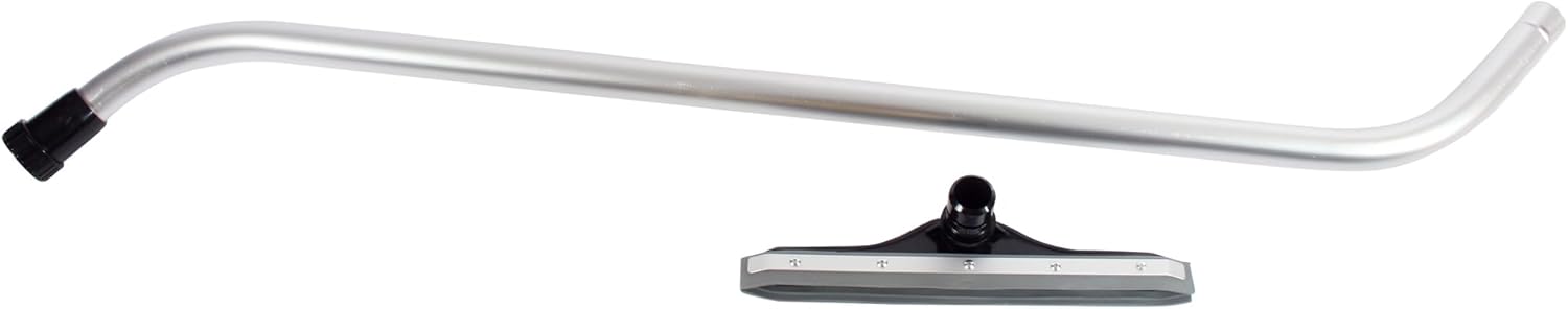Wet/Dry Squeegee Vacuum Attachment with 47" Aluminum 1-Piece S-Wand