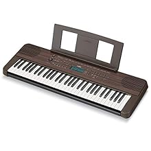 Fits in at home, fits in life: With its compact, classic design, the PSR-E360 keyboard is suitable for any room & lifestyle, and is easy to transport With 61 touch-sensitive keys, 400 high-quality instrument sounds, 130 accompaniment styles & 112 son...