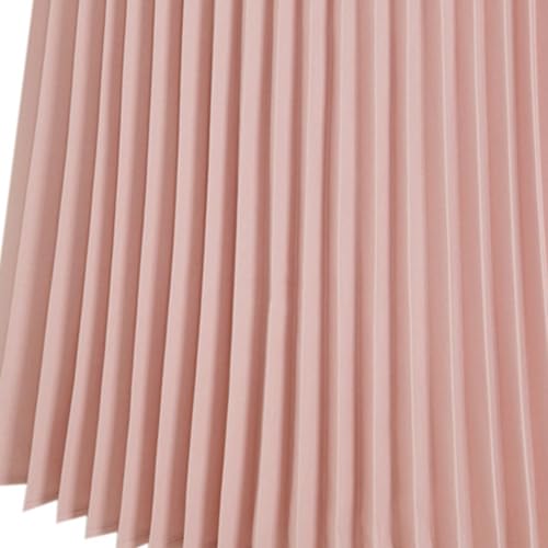 Women's Elastic Waistband Pleated Chiffon Midi A-Line Skirt4