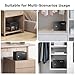 Bonsaii Safe Box with Key Lock, Steel Security Lock Box, 0.23 Cubic Feet, 9.06
