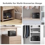 Bonsaii Security Safe Box with Key Lock, 0.23 Cu.Ft for Cash Jewelry Home - Image 7