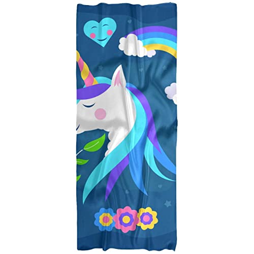 Châle enveloppant licorne et fleurs pour vos soirées de mi-saison