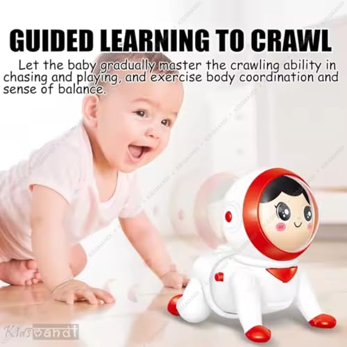 Image of Kids Mandi Crawling Doll for Kids | Interactive Electric Baby Doll with Music & Movement | Motor Skills Development Toy | Realistic Anime Doll | Educational Toy for Toddlers