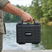 HMF ODK100 Outdoor-Fotokoffer, Transportkoffer mit Rasterschaumstoff | 23 x 19 x 11 cm – Ansicht 7