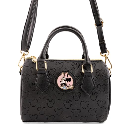 Disney Minnie Mouse Mini Purse Crossbody Handbag for Women | Leather Women's Shoulder Handbag Satchel with Embossed Print | Minnie Mouse Accessories for Girls, Boys, Adults, Unisex4