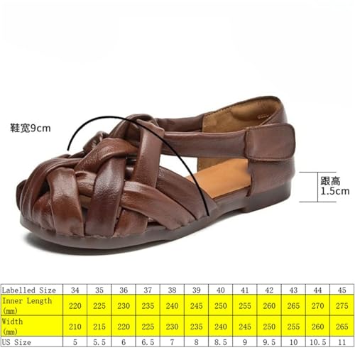 Women's Ethnic Mary Jane Flats - 1.5cm Woven Platform Summer Hollow Slippers2