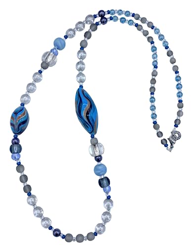 Collier en verre de Murano antique Murrina Veneziana, l'art verrier d'exception